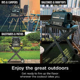 Ninja OG701 Woodfire Outdoor Grill & Smoker, 7-in-1 Master Grill, BBQ Smoker, Air Fryer plus Bake, Roast, Dehydrate, & Broil uses Woodfire Pellets(1 Pack Included), Portable, Electric, Grey(Renewed)